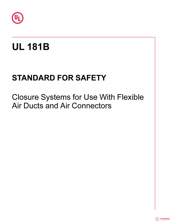 UL 181B PDF UL 181B PDF